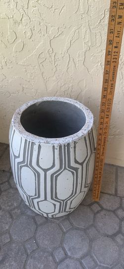 Stone flower pot