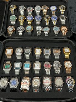 Relojes de mujer y hombre , Rlx , Crtr , Ap, Ptk