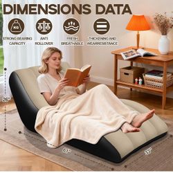 Inflatable lounge chair