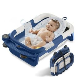 Collapsible Baby Bathtub for Infants to Toddler