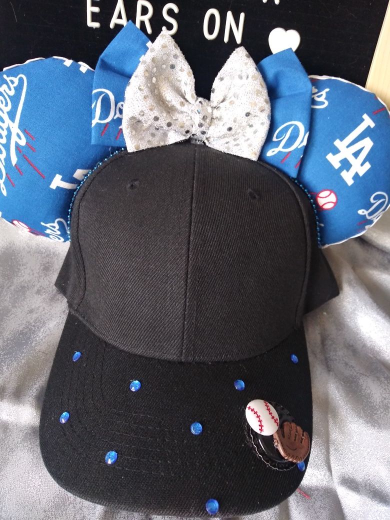 Dodger hat mickey ears