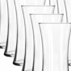30 Pack: 8" Glass Tower Vase by Ashland® Color: Clear 
