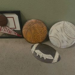 Metal Sports Decor