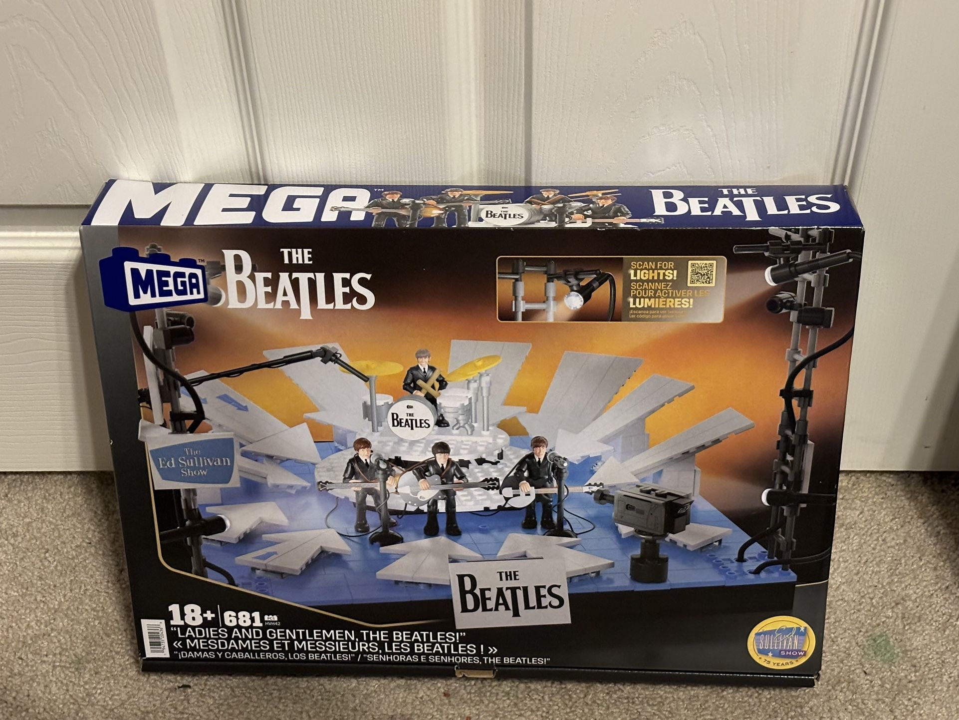 The Beatles Mega Blocks 681 Piece Set NIB