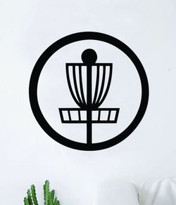 PRE MADE Wall Decal Home Decor Disc Golf