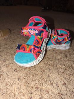 Like New- Sketchers -Kids Light Up Sandals