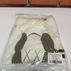Travis Scott Cactus Jack + Kaws  For Fragment  Tee Aged Yellow Size XL