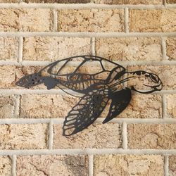 Sea Turtle Metal Wall Art 