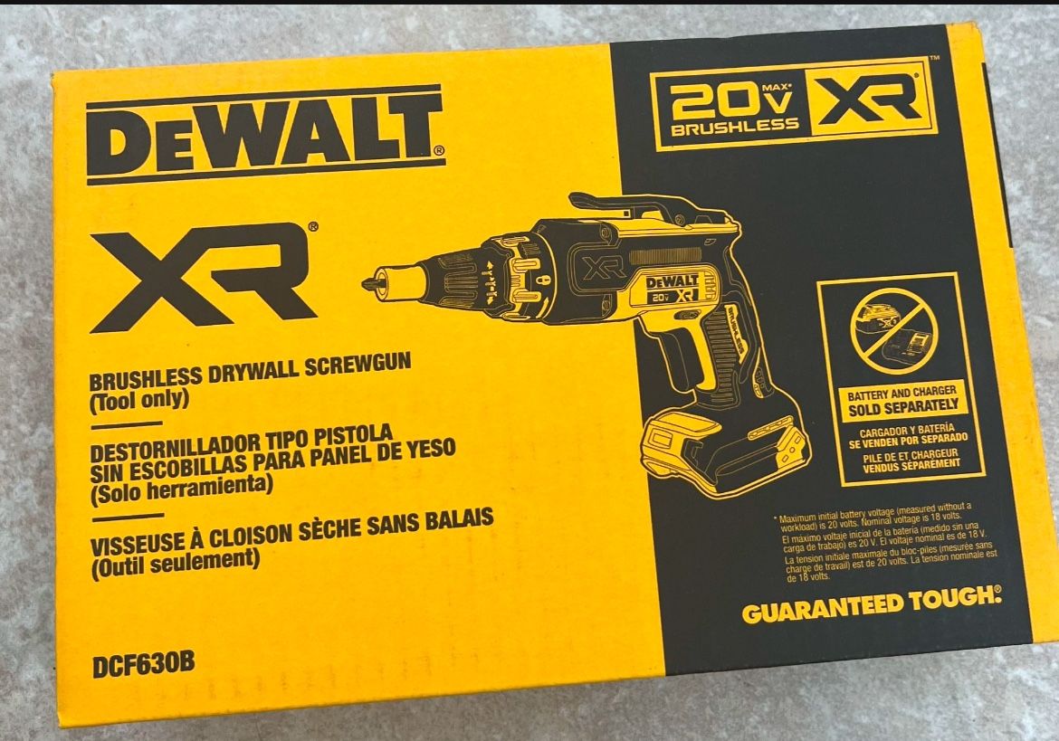 🆕NEW MODEL❗️DEWALT XR 20V MAX Lithium-Ion Cordless Brushless Screw Gun (Tool Only)
