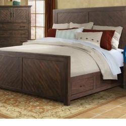 Queen Bed And Dresser. 