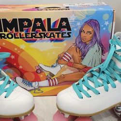 IMPALA ROLLERSKATES SIZE 8 WHITE, SKATES