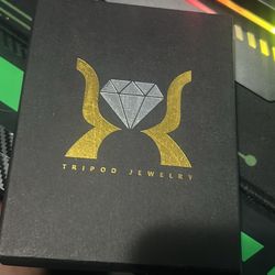 Diamond Gold Silver 18k Cuban Chain