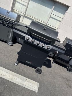 5-Burner Liquid Propane Gas Grill in Graphite Black with Side Burner
