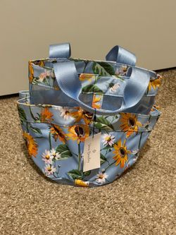 Vera Bradley bathroom travel bucket tote