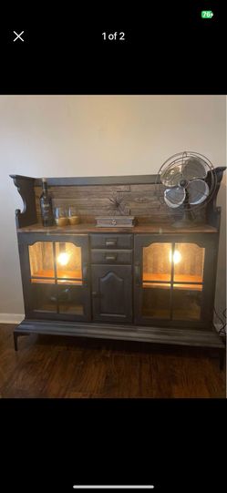 Refinished Bar Cabinet