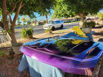 2007 - 2014  Avalanche Tahoe Hood GM OEM Purple Paint