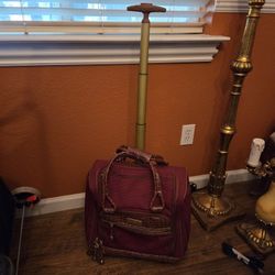 Samantha Brown Travel Suitcase Bag Wheelie Handle Luggage QVC
