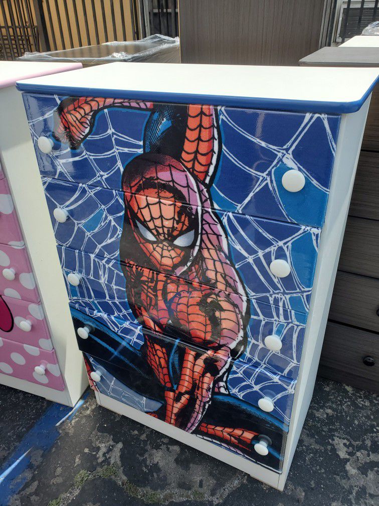 Spider Man 5 Drawer Dresser Other Characters Available 
