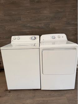 GE washer and gas dryer