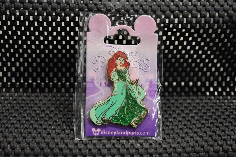 Disney Paris Little Mermaid Ariel Green Dress Pin