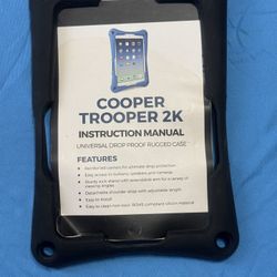 Cooper Cases Trooper 2K,8-9” Tablet Drop Proof Protective Case 