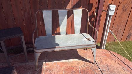 Metal bench