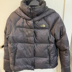 Black Camo The North Face Puffy Jacket
