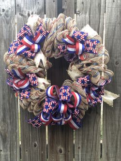 Patriotic Wreath Available