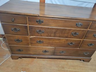 Ethan Allen dresser, chest of drawers and night stand