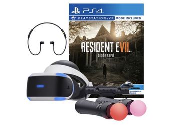 PS4 VR Bundle W/ Resident Evil Game
