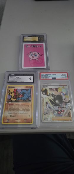 Graded pokemon cards