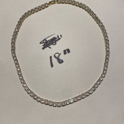 18” Tennis Diamond Chain