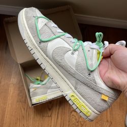Nike Dunk Low Off white Lot 14 size 13