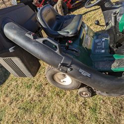 Bagging System For Riding Mower 