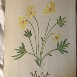 Pottery Barn Flower Wall Plaques