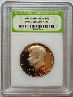 1980-S Kennedy Half Dollar DCAM Gem Proof