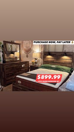 4pcs Queen Bedroom Set