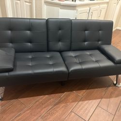 Leather Futon 