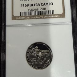 2005 S Gem Proof Ocean View Jefferson Nickel Graded By NGC At PR69 Ultra Cameo 7-3