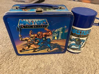 1983 Masters of the Universe Metal Lunchbox with Thermos.