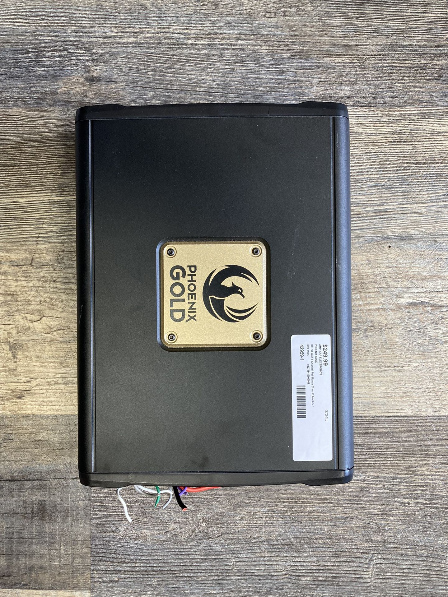 Gold Phoenix RX 750 Watt 5 Channel Full Range Class D Amplifier