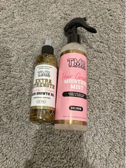 THE MANE ATTRACTION Hair Growth Product Duo - Hydrating Moisture Mist & Extra-Strength Rosemary Scalp Oil, Strengthening for Thicker Looking Hair Care