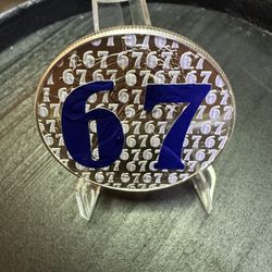 67 On An American Silver Eagle 999 Fine Silver