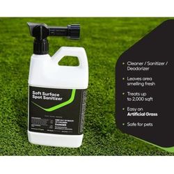 SYNLawn 64 oz Soft Surface Spot Sanitizer – Ideal for Artificial Grass