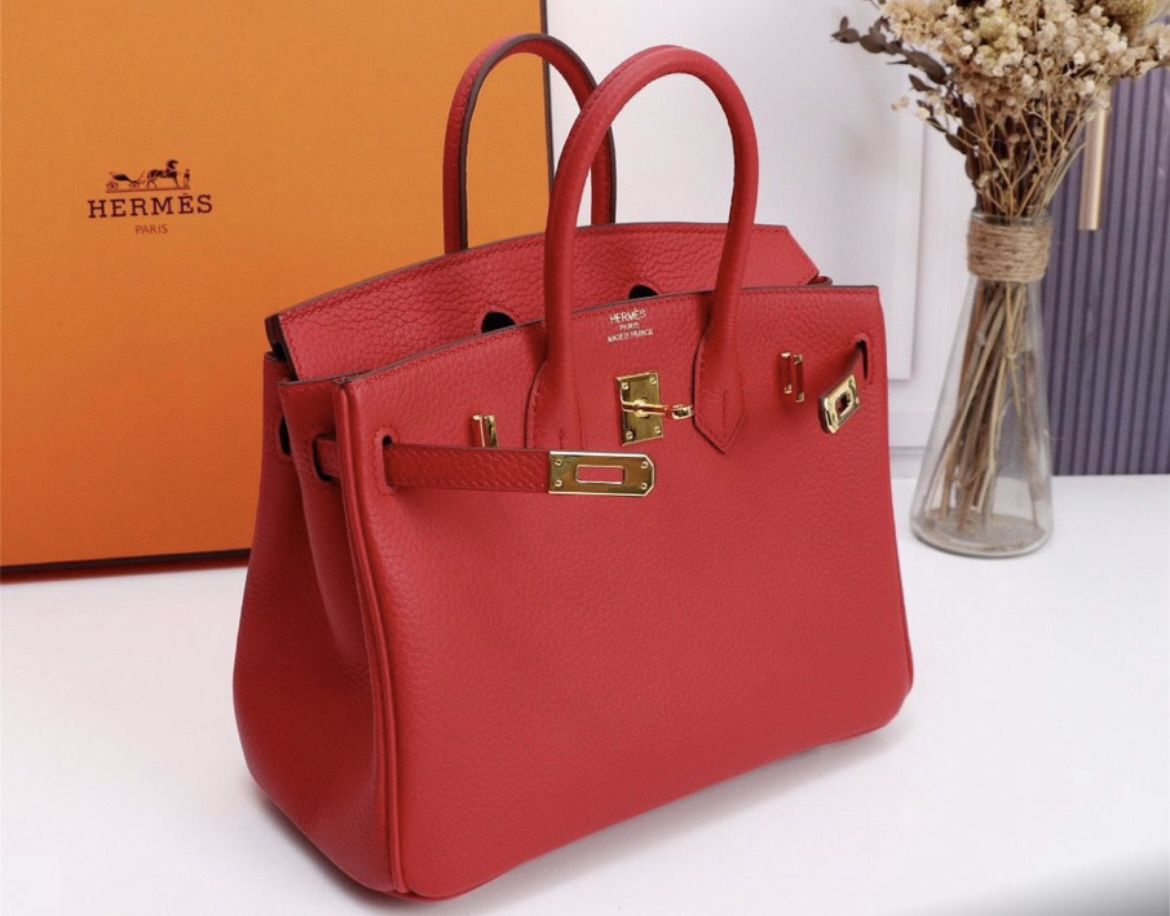 Hermès Rouge Piment Epsom Birkin 30 Gold Hardware