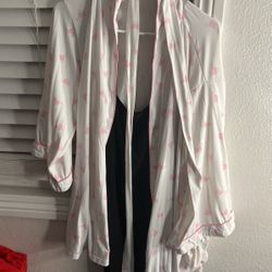Pajama Robe and Night Gown Duo  
