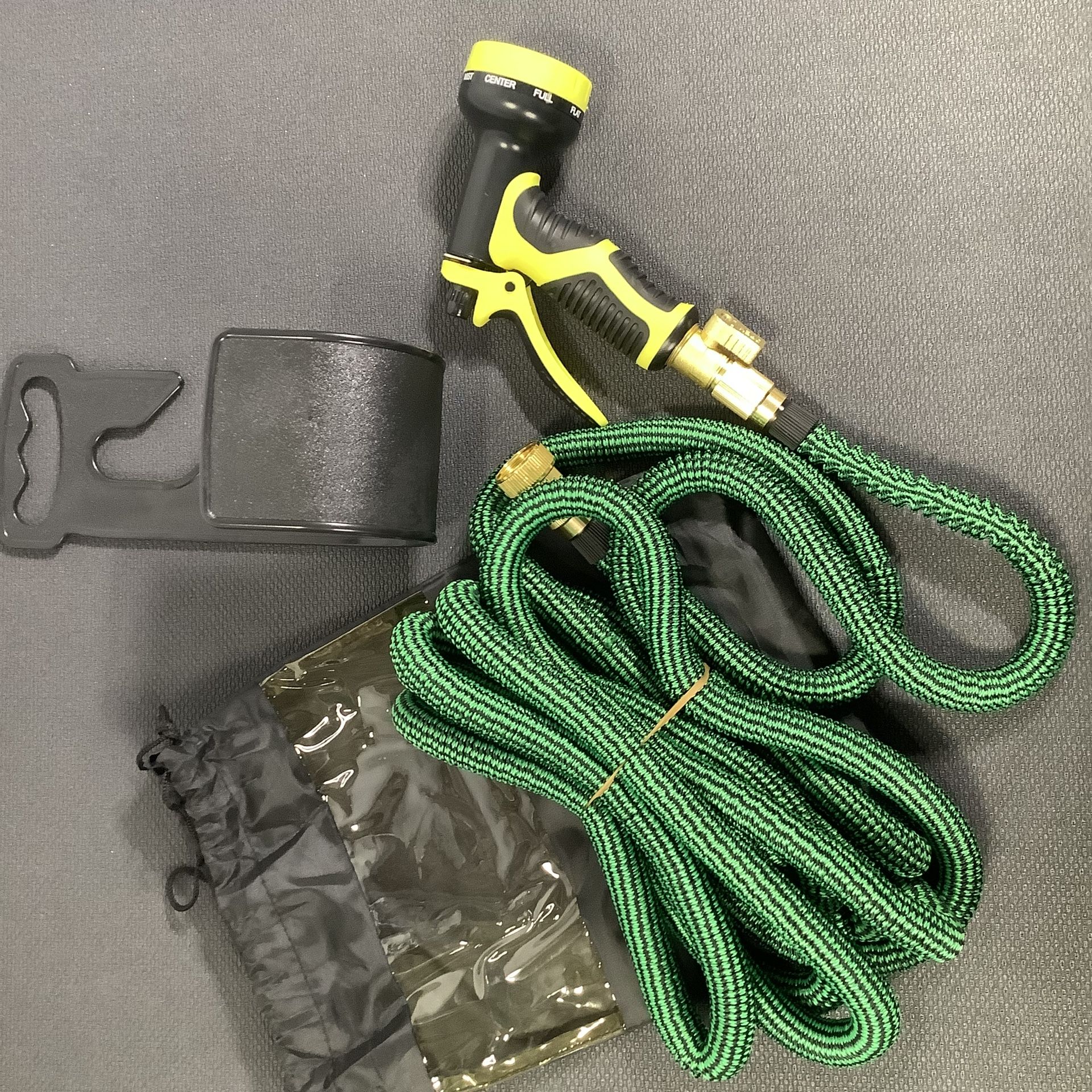 50ft Heavy Duty Expandable Garden Hose with Spray Nozzle