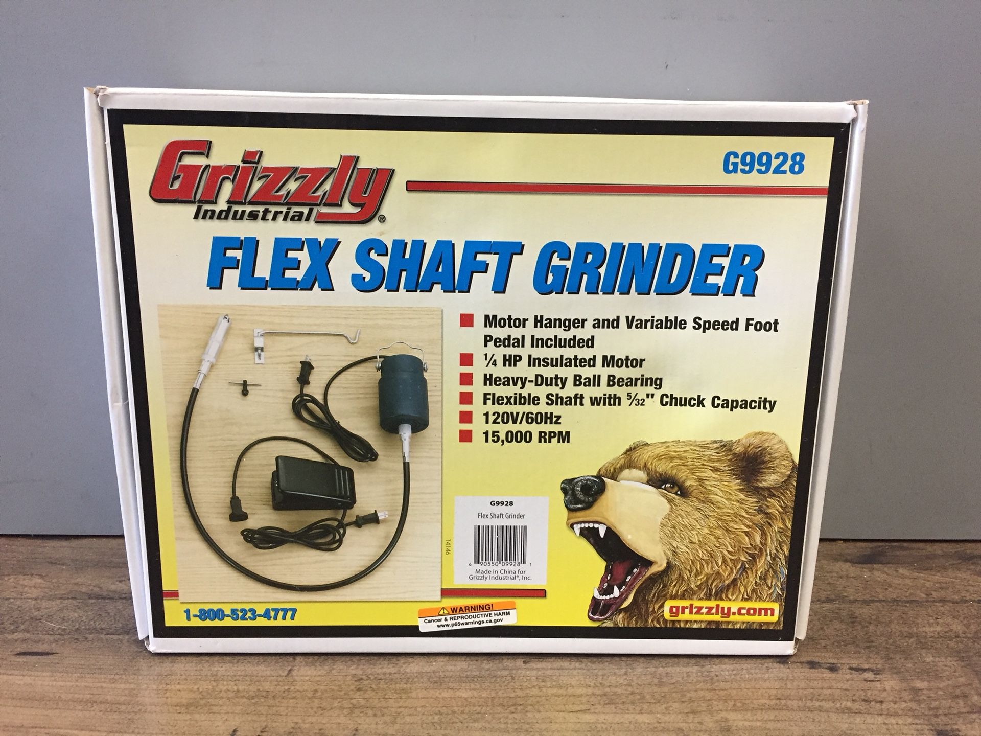 Grizzly Variable Speed Flex Shaft Grinder