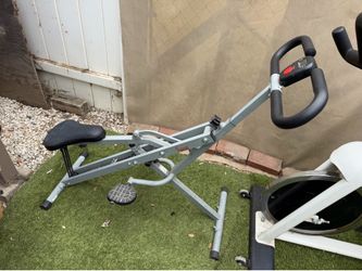 Upright row n ride for abs and Glute