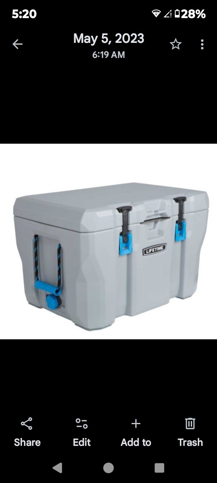 LifeTime 55 Quart High Performance Cooler